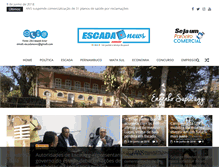 Tablet Screenshot of escadanews.com.br